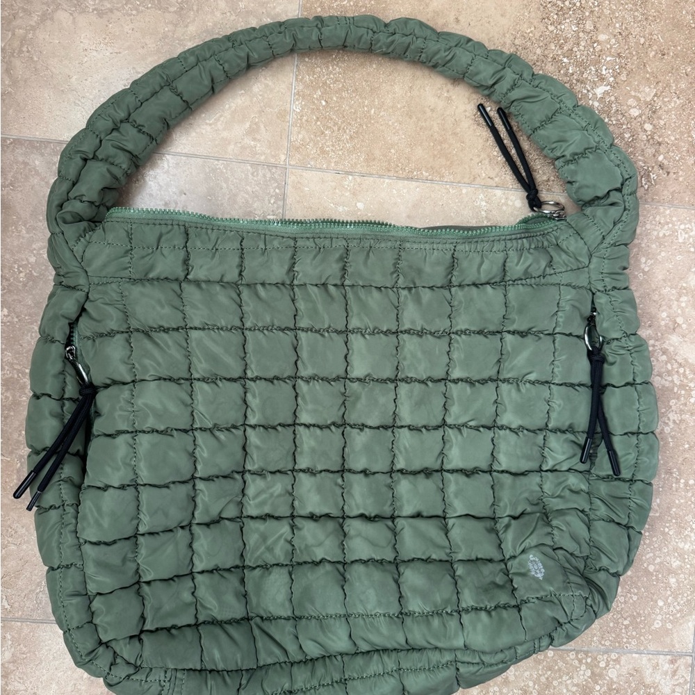 Free People Green Quilted Women's Bag